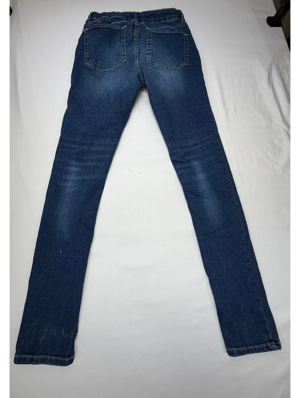 Asos Design Men's Skinny Jeans Slim Fit Dark Wash Stretch Mid-Rise Size 28 Blue